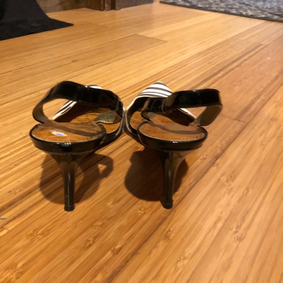 Sam Edelman black and white slingback - Picture 5 of 6